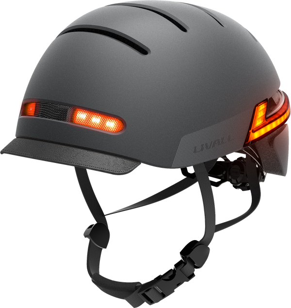 The Livall bike smart helmet fits a head circumference of 57-61cm. 