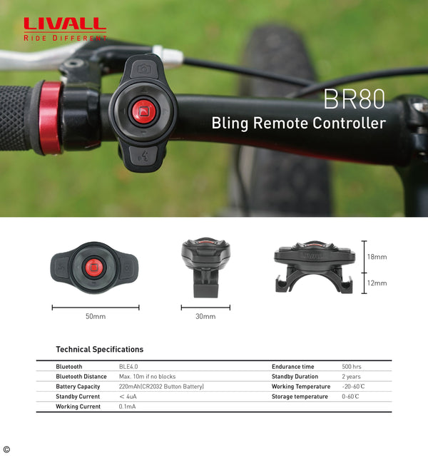 Ride different with the Livall smart helmet that features a handlebar attachment button to use for your bluetooth features. Available at Electric Travels.