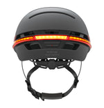 The Livall BH51T smart cycling helmet features smart lighting on the front and back of the helmet consists of LED light bulbs that save energy and create stunning linear patterns when used to indicate the direction of the biker/ electric scooter user, which is controlled through the remote control. These smart cycle helmet lights are seen at a 270 degree view by those around the biker (road traffic), which warns them of their presence during the day and night time. https://electrictravels.co.uk