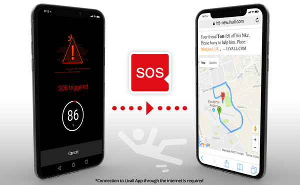 One unique feature of the Livall BH51T Neo smart cycling helmet is the SOS alert function which sends the riders Google map location to their pre-selected emergency contacts if it senses a user has fallen off their bike and is unable to turn off the warning countdown within 90 seconds. Keeping family, friends and loved ones connected at a time of need. Keep your loved ones safe with Electric Travels.